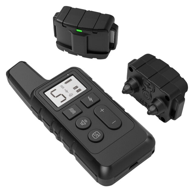 1pc remote control electric dog training collar pet remote control waterproof rechargeable pet dog bark collar-5