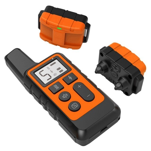 1pc remote control electric dog training collar pet remote control waterproof rechargeable pet dog bark collar-1