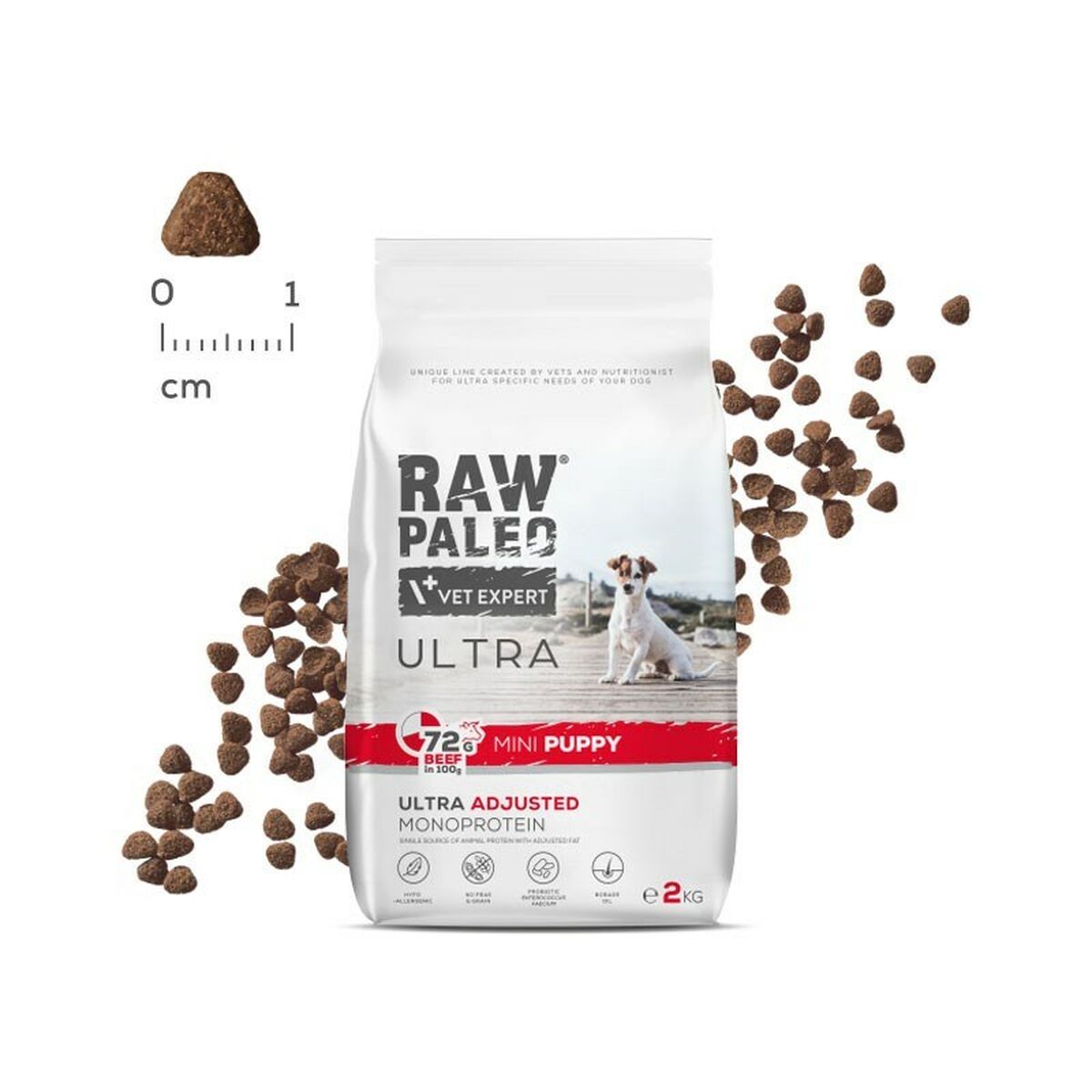 fodder vetexpert ultra mini puppy beef veal 2 kg-0