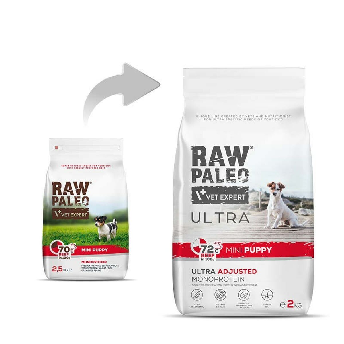 fodder vetexpert ultra mini puppy beef veal 2 kg-1