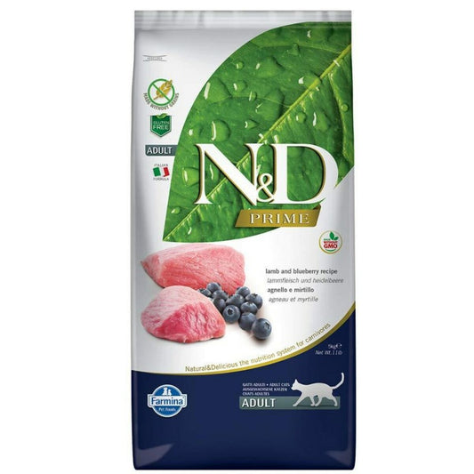 Cat food Farmina Prime Adult Blueberry Lamb 5 kg-0