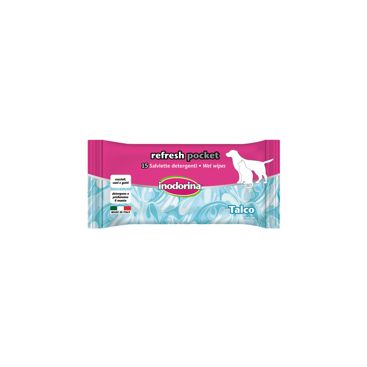 Wet Wipes for Pets Inodorina Talco 60 Units-1