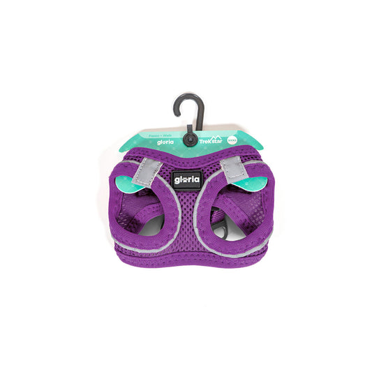 Dog Harness Gloria Trek Star 32,8-35,4 cm 45-47 cm Purple M-0