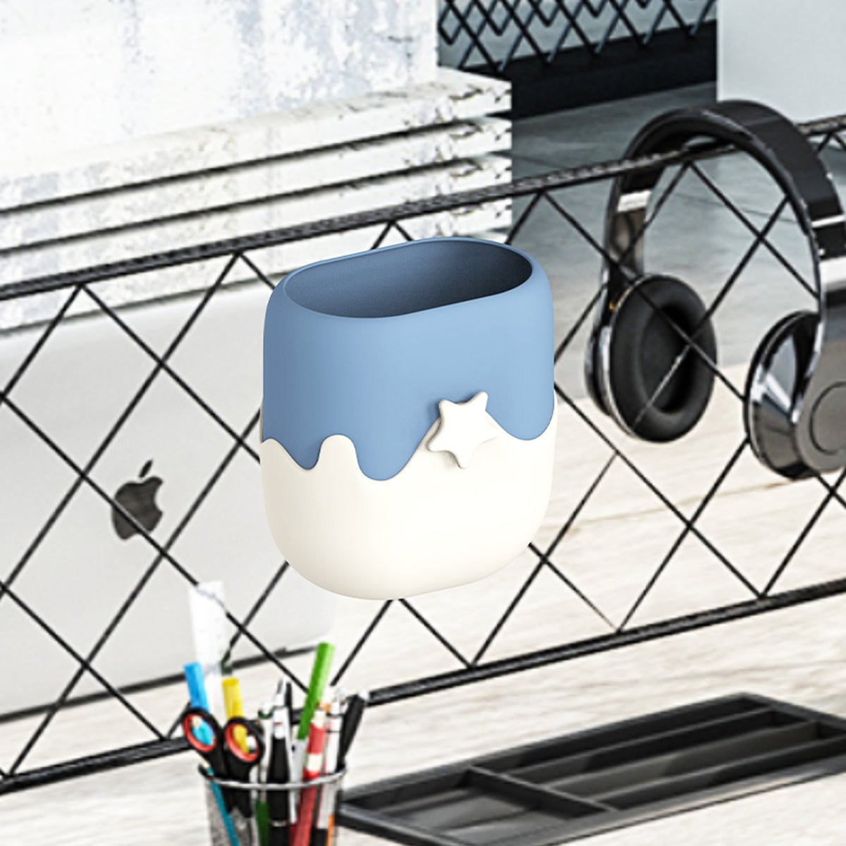 ice cream blue cat litter scoop set-1