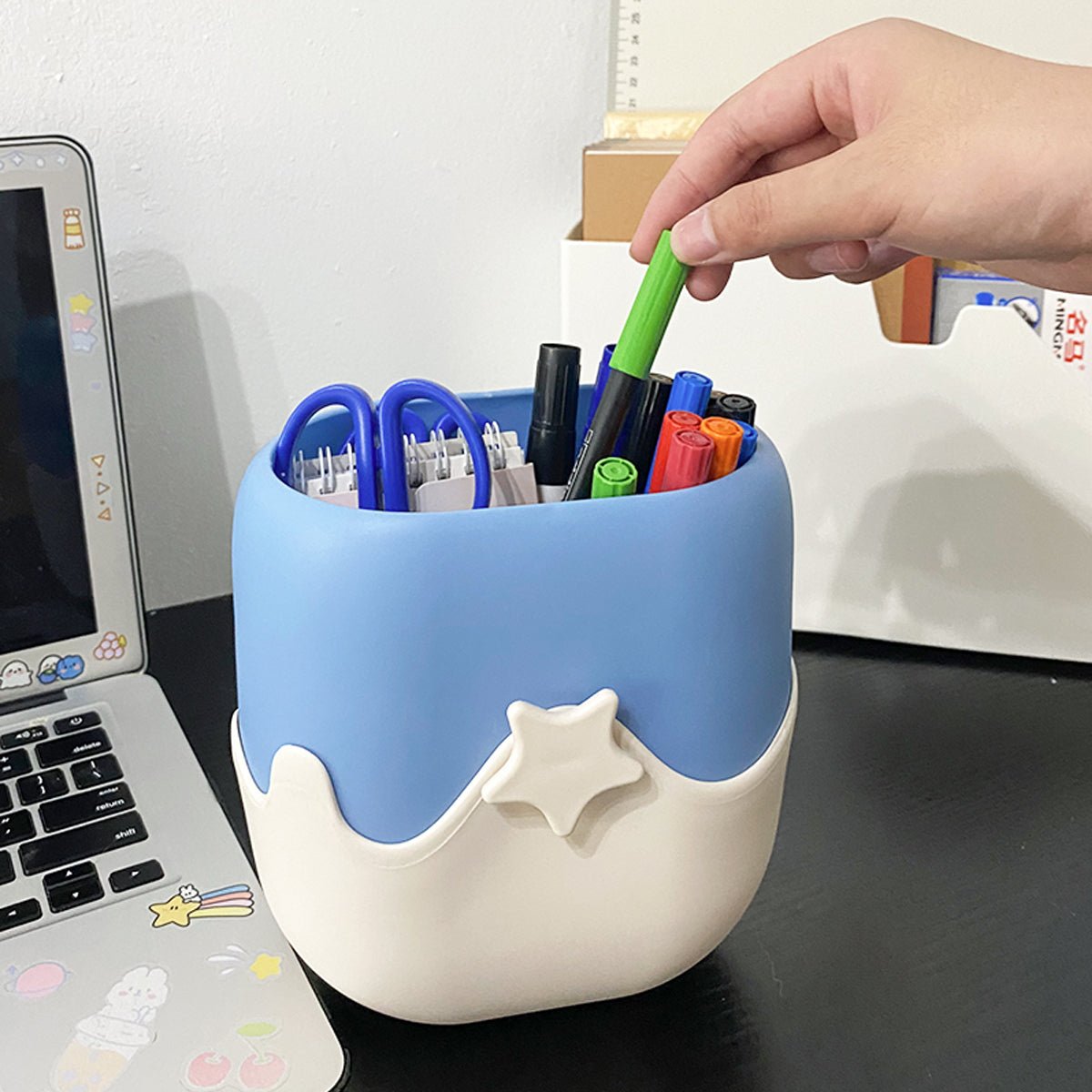 Ice Cream Blue Cat Litter Scoop Set-2